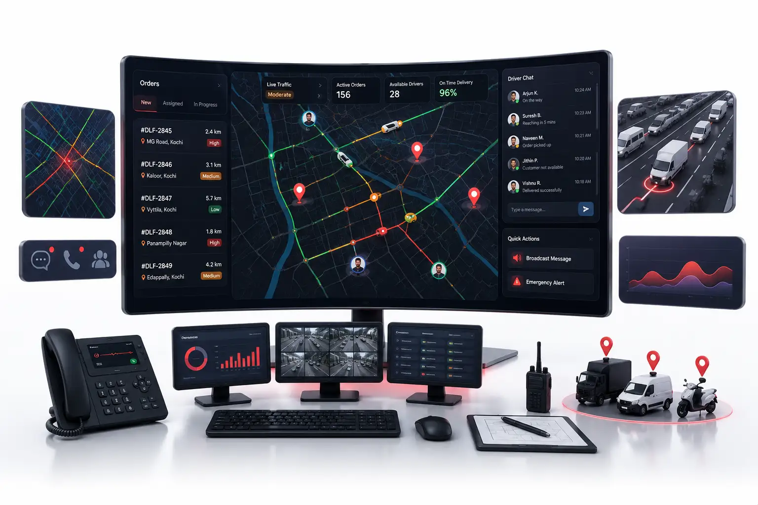 Master Dispatch Panel